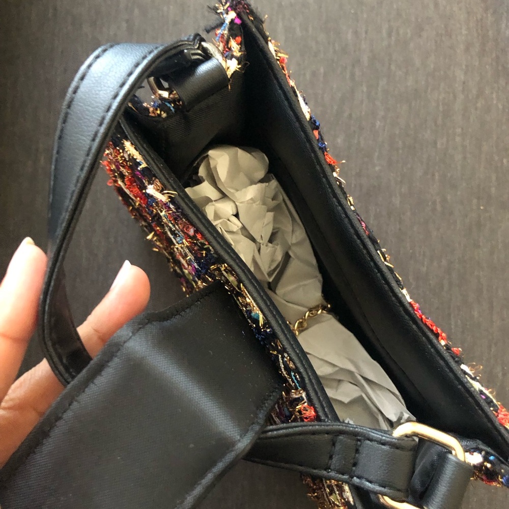 Guess Colorful Tweed Mini-Satchel Bag - Picture 5 of 5